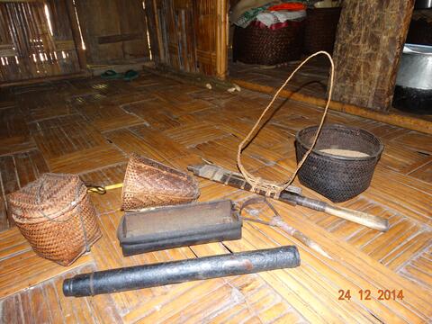 Baskets Diao and bamboo Plate
